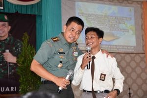 Danrem 083/BDJ Ajak Santri Ponpes Ngalah Perangi Ancaman Faktual