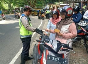 Tingkatkan Kedisiplinan Satlantas Polres Malang Gencar Laksanakan Razia