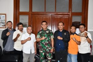 Korem 083/BDJ Dapat Kunjungan Ketua  PWI Malang Raya dan Pengurus
