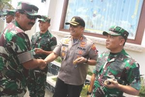 Kapolres Malang Sambut Kunker Panglima TNI di Wind Tunnel di Madivif 2 Kostrad Singosari
