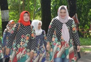 Ketua Persit Kodim 0818 Kunjungi Candi Sumberawan Singosari