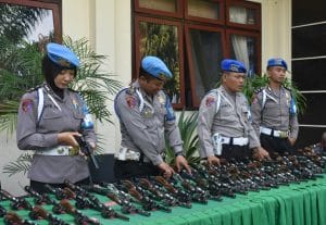 Sebanyak 145 Senpi Polres Batu Diperiksa