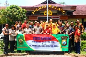 Polres Malang Jadi Acuan  PN Wates D.I. Yogyakarta Menuju WBBM
