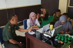 Kodim 0818 Gelar Rikkes Bekerjasama Dengan Kimia Farma Kepanjen