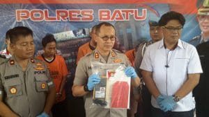 Kapolres Batu Rilis Kasus Keberhasilan Sat Narkoba