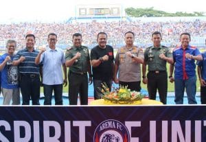 Dandim 0818 Hadiri Launching Jersey Tim Arema FC