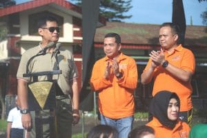 Kapolresta dan Kapolres Malang Ikut Jalan Tahes Bersama Pangdivif 2 Kostrad