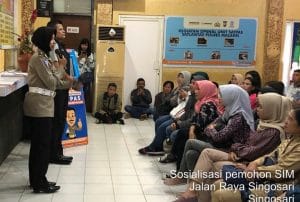Pemohon SIM Polres Malang Dapat Sosialisasi Etika dan Disiplin Berlalu lintas