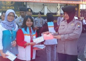 Polres Malang Gelar Sosialisasi Pencegahan Virus Corona Kerjasama RS Wava Husada