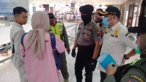 Antisipasi Penyebaran virus Corona Polres Batu Gelar Patroli Gabungan