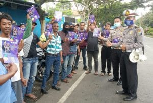 Anggota Dikyasa  Polres Malang Kota Tetap Laksanakan Tugas Ditengah Ancaman Covid-19