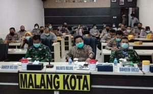 Danrem 083/BDJ Vidcon Bersama Pangdam V/BRW, Antisipasi Penyebaran Covid-19