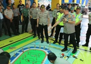 Kapolres Malang Pimpin Simulasi TFG Jelang Pertandingan Arema FC vs Persib