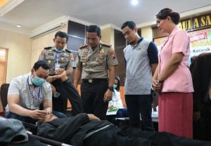 Leo Simarmata Sosok Polisi Peduli Kesehatan