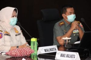 Danrem 083/BDJ dan Walikota Batu Rakor  Antisipasi dan Pencegahan Covid-19 di Kota Batu