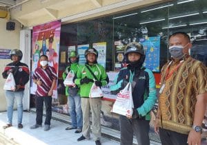 Alfamart Berbagi, Manfaatkan Donasi Konsumen Untuk Ojol