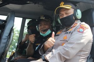 Kapolres Malang Patroli Udara Bersama Forpimda Kabupaten Malang