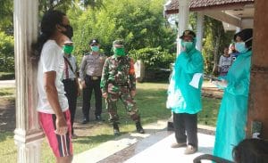 Babinsa Koramil 0818/32 Wonosari Laksanakan Pendataan Warga Dalam ODP