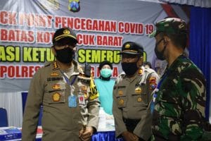 Cegah Covid-19, Polisi Malang Kota Perketat Kendaraan Masuk