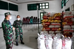 Korem 083/BDJ Siap Salurkan 27,5 Ton Beras, Bagi Warga Terdampak Covid-19