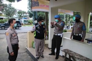 Wakapolresta bersama PJU Polresta Malang Kota Sidak Wisma Bhayangkara