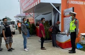 Minimalisasi Penyebaran Covid-19, Polres Malang All Out Jaga Enam Titik Check Point