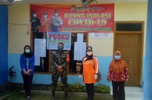 Unsur Tiga Pilar Desa Plaosan Siapkan Tempat Isolasi Covid-19 Bagi Pendatang