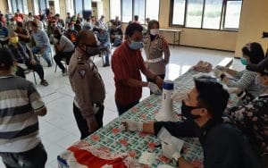 Polres Malang Telah Salurkan Bantuan Insentif ke komunitas pengemudi Tahap Pertama