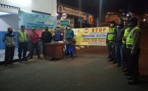 Koramil 0818/32 Wonosari Gelar Patroli Gabungan Pencegahan Penyebaran Covid-19