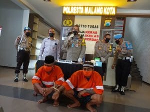 Polresta Malang Kota Bekuk Bandar Narkoba yang Juga Residivis
