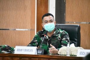 Danrem 083/Bdj Gelar Persiapan PSBB Malang Raya Bersama Sekda Prov Jatim