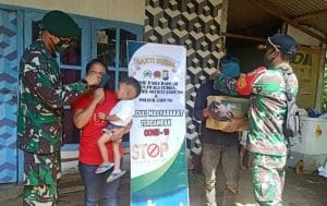 Koramil 0818/23 Jabung Dukung Baksos Peduli Covid-19