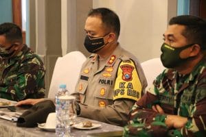 Kapolres Malang Hadiri Rakor Persiapan PSBB Bersama Forpimda Malang Raya