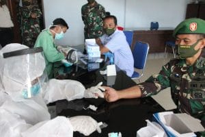 Kodim 0818 Malang-Batu Gelar Rapid Test Terhadap Seluruh Perwira Jajarannya