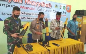 Kapolresta Malang Kota Resmikan Kampung Mandiri Kelurahan Ciptomulyo Sukun