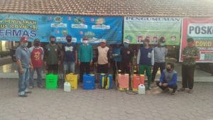 Tekan Covid-19, Pemdes Pesawahan Dirikan Pos Chek Point