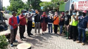 Pemdes Wunut Bersama Tim relawan Antisipasi Covid-19