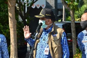 Bupati Ingatkan Potensi Penularan COVID-19 di Pasar Krempyeng