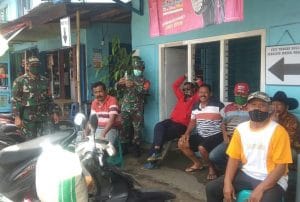 Koramil 0818/32 Wonosari Sosialisasikan Tatanan New Normal ke Warga Masyarakat