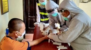 Polres Malang Rapid Test 13 Tahanan Sebelum Dikirim ke Kejaksaan