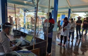 Samling Samsat Batu Kota di Kampung Tangguh Desa Pandansari, Disambut Antusias Wajib Pajak