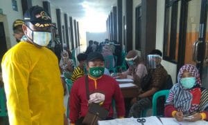 Koramil 0818/14 Turen Monitoring Rapid Test Terhadap Santri Sebelum Kembali ke Ponpes