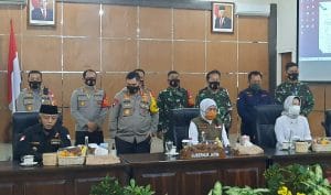 Tiga Kepala Kepolisian Malang Raya, Dampingi Kapolda Jatim “Rapat Evaluasi Pendisiplinan Protokol Kesehatan”