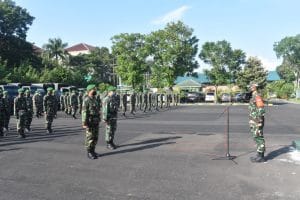 Dukung Penegakan Disiplin New Normal, Kodim 0818 Terima Personel BKO dari Yonif 527 dan Yonzipur 5