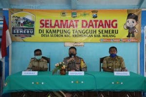Kapolres Malang Tinjau Kampung Tangguh Desa Slorok