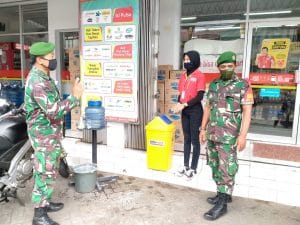 Dan Posramil Junrejeo Gencarkan Penegakan Disiplin New Normal di Wilayahnya