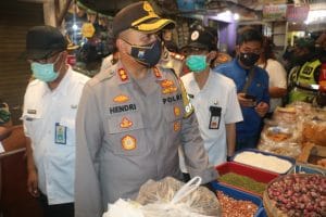 Paska PSBB Malang Raya, Kapolres Malang Kunjungi Pasar Lawang dan Singosari