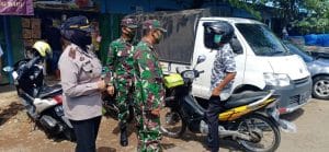Koramil 0818/07 Pakisaji  Gelar Sosialisasi New Normal di Sejumlah Fasilitas Umum
