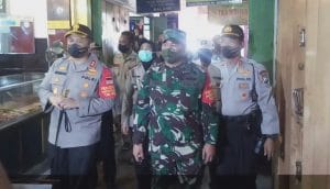 Kapolres Malang bersama Dandim 0818 Malang-Batu Gelar Kunker ke Pasar Tangguh Semeru Kepanjen