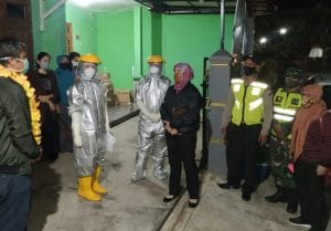 Babinsa Koramil 0818/05 Kepanjen Kawal Penjemputan Pasien Sembuh Covid-19